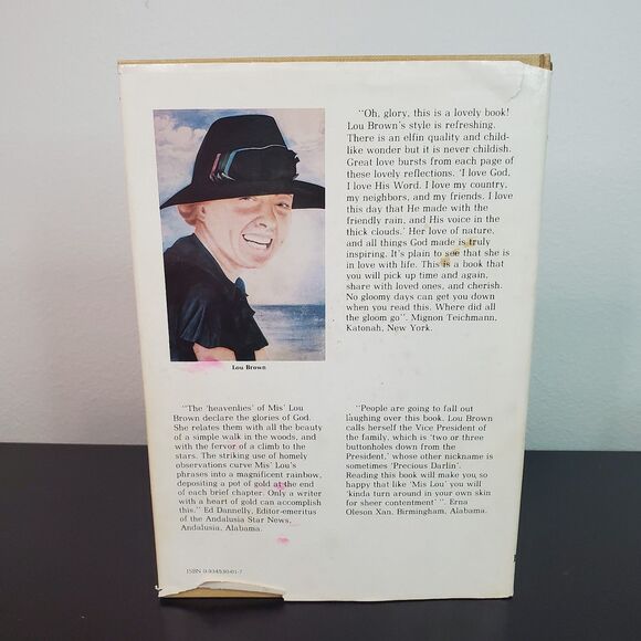 My Country Roads by Lou Brown 1979 Hardcover SIGNED 1st Edition, Newspaper Clips - Picture 2 of 16